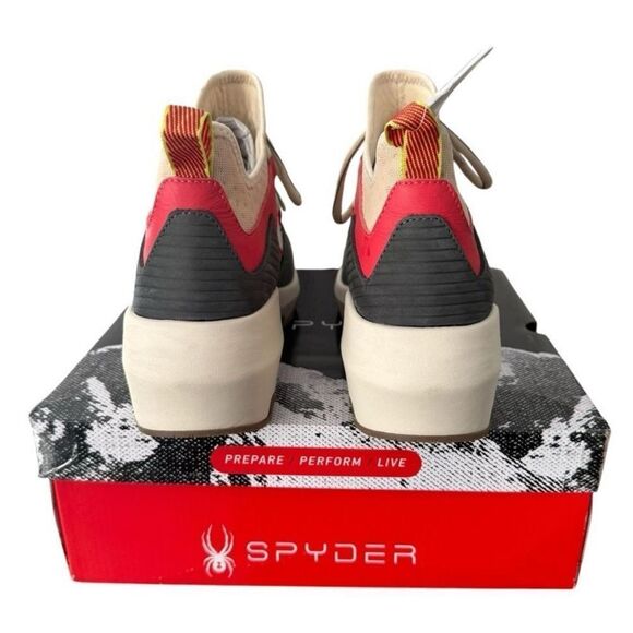 Spyder Beige and Red Sneakers Spyder Cadence Sneaker Sand Women’s Size 9.5 - Picture 4 of 14
